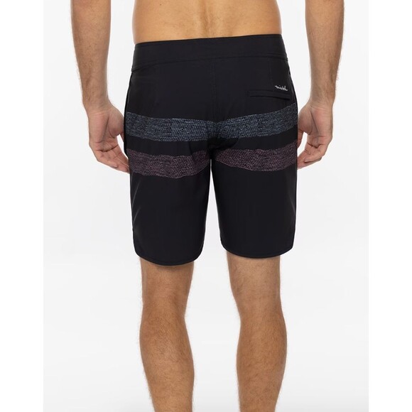 Travis Mathew Men's "Al Carbon" Boardshorts Black Swim Size 42 NWT $90 - Picture 2 of 8